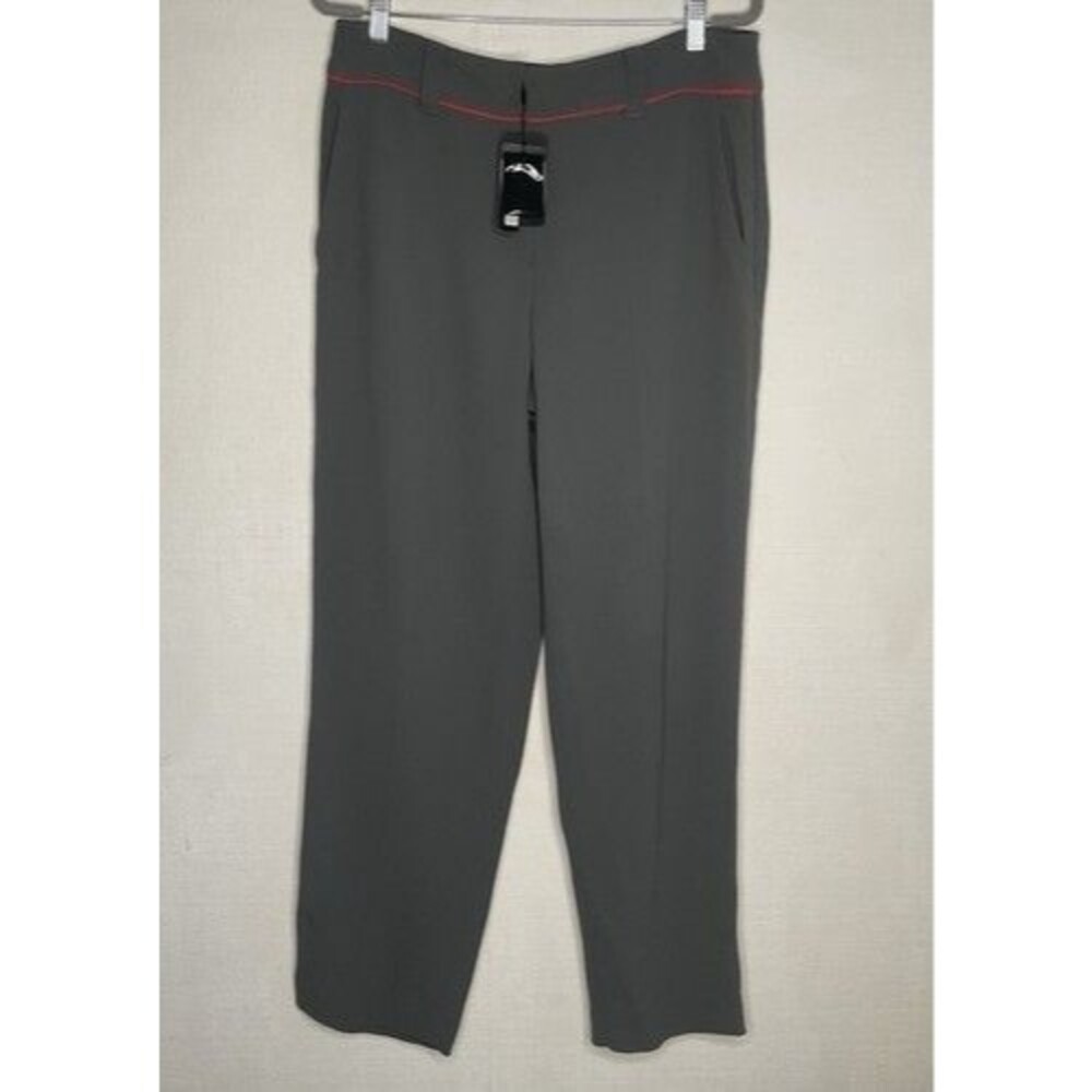 Emporio Armani Gray/Red Waist Performance Trouser Dress Pants‎ Men Size 46